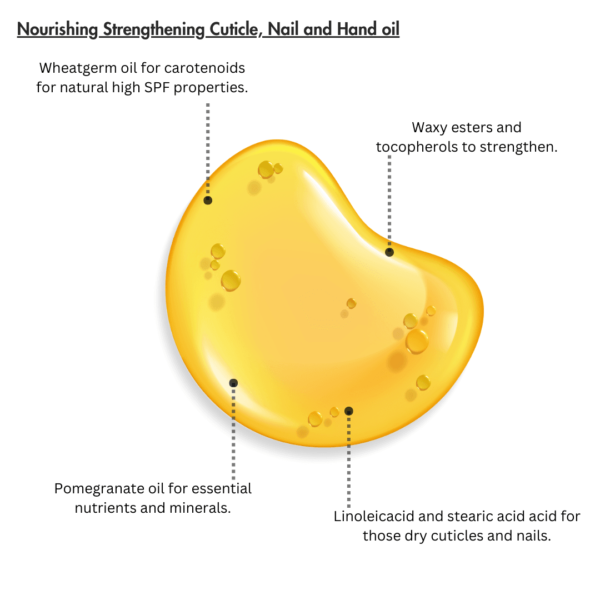 Nourishing Strengthening Cuticle, Nail and Hand oil - Image 2