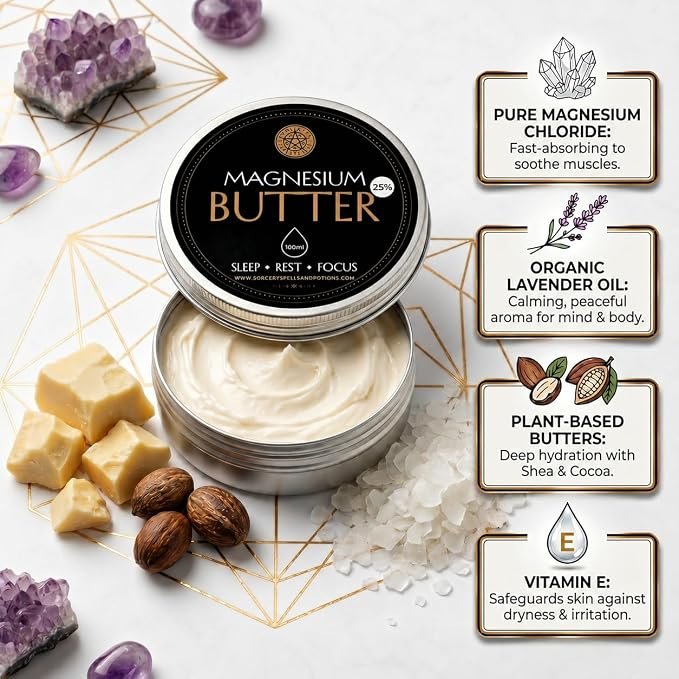 Magnesium Butter 25% to help Sleep Best for restless legs UK - Image 7
