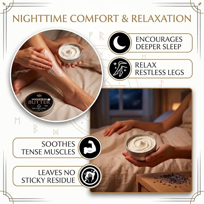 Magnesium Butter 25% to help Sleep Best for restless legs UK - Image 8
